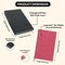 MakerFlo Laserette™ Journal Notebook – Pack of 12 Engravable and Refillable Vegan Leather Journal with Lined Pages and Gift Box, Wholesale & Bulk